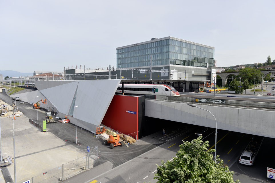 Quartier de Malley depuis le Café des Bouchers